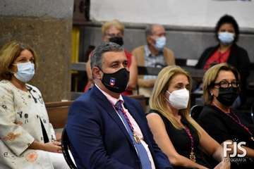 Eucaristía presidida por el obispo José Mazuelos y concierto de la Banda Municipal de Música por la festividad del Santo Cristo de Telde/Francisco Javier Santana.